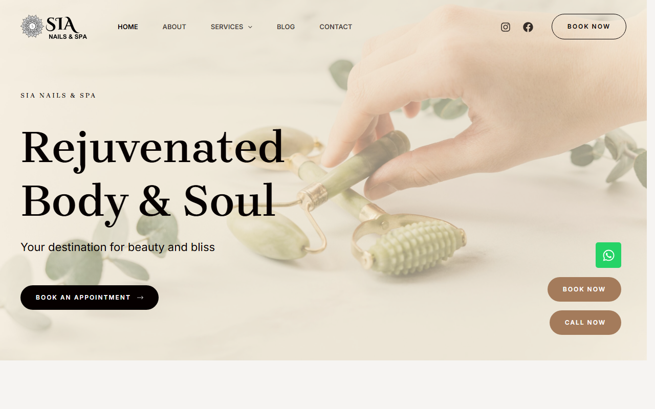 Sia Nails & Spa screenshot